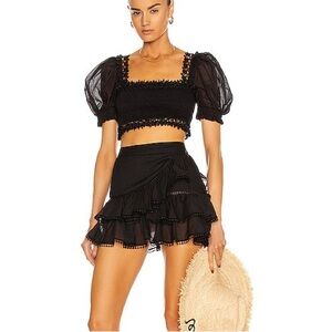 Charo Ruiz Ibiza Judy Top in black size medium